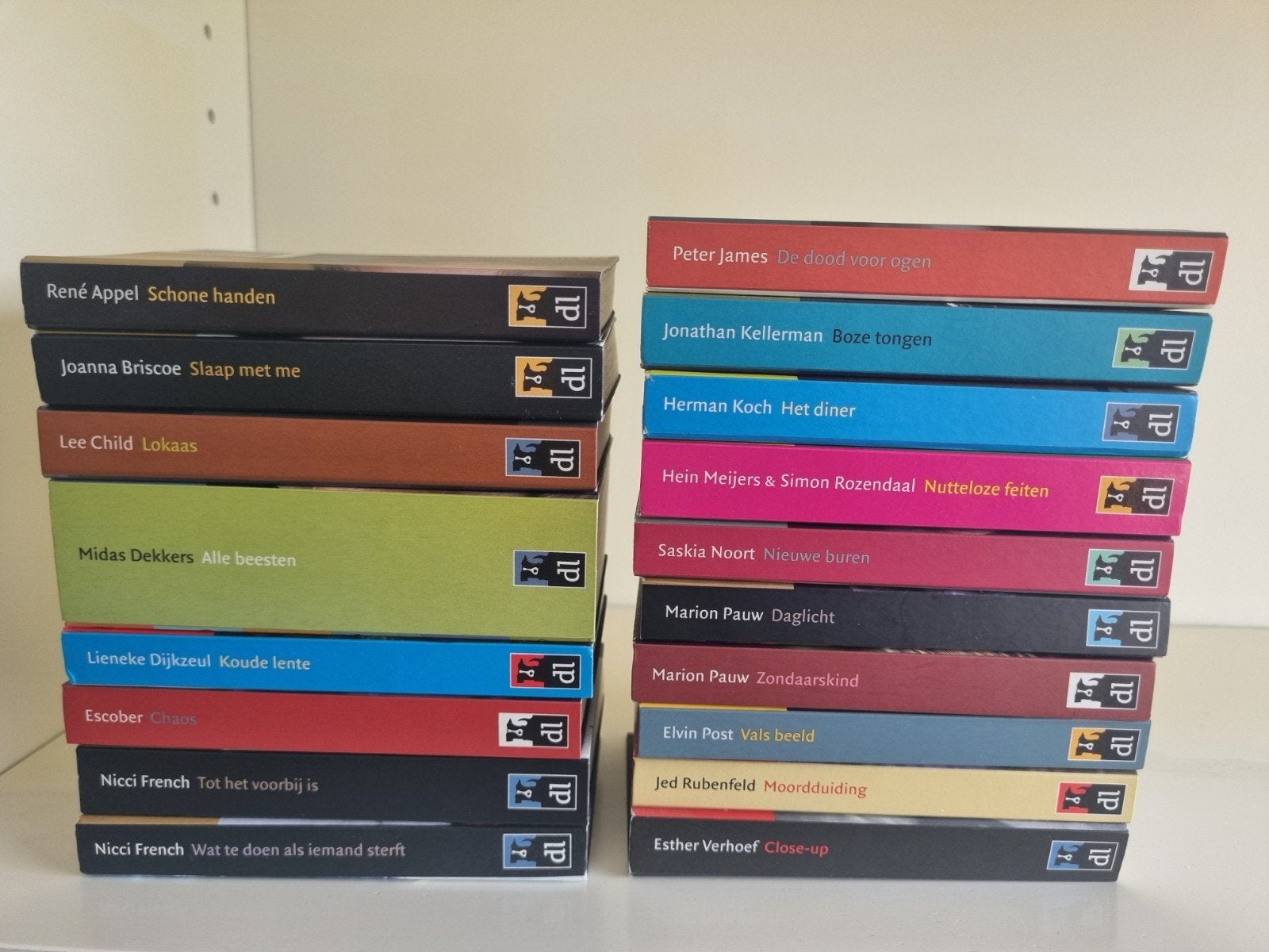 Diverse dwarsliggers boeken van bekende auteurs - Thrillers, Ophalen, Gelezen, Diverse auteurs, Nederland