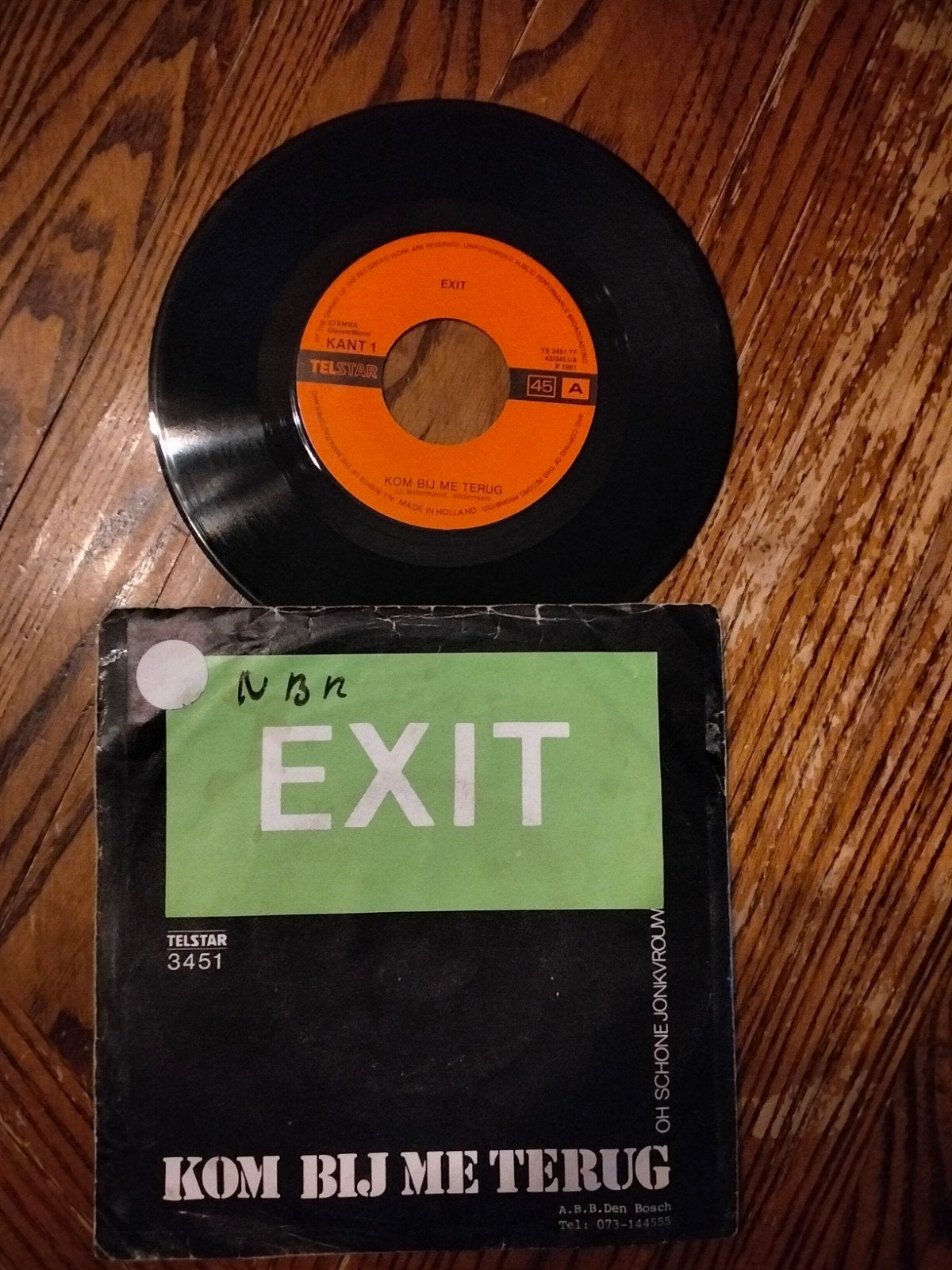 Exit, Verzenden, Zo goed als nieuw, Overige formaten, Levenslied of Smartlap