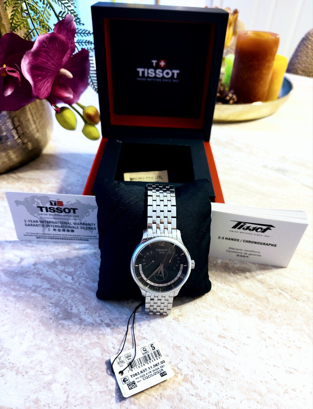Tissot Tradition Perpetual Calendar - Ruilen ook mogelijk, Sieraden, Tassen en Uiterlijk, Horloges | Heren, Ophalen of Verzenden