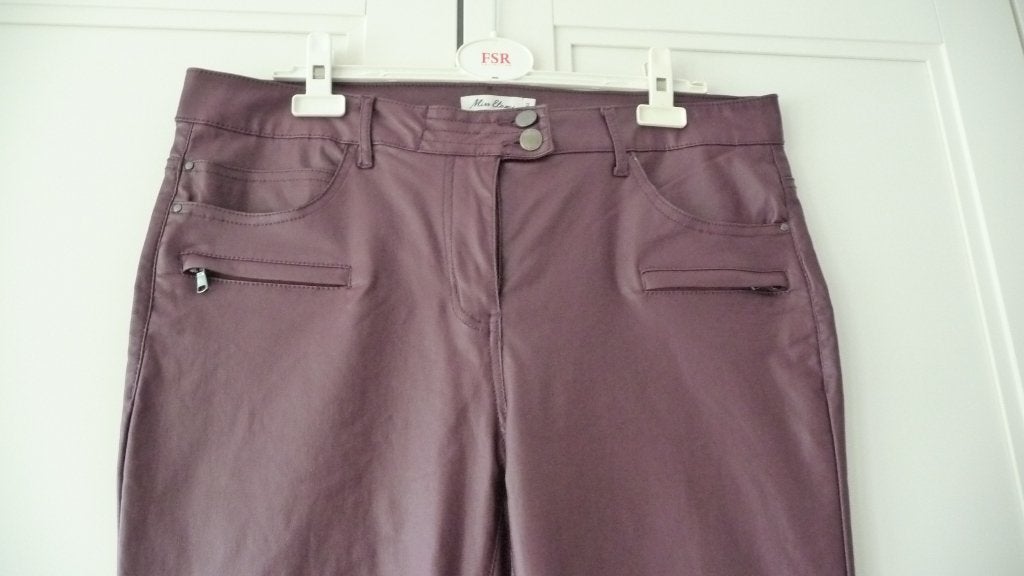 Nieuwe Broek aubergine - 44, Paars, Maat 42/44 (L), Nieuw, Ophalen of Verzenden
