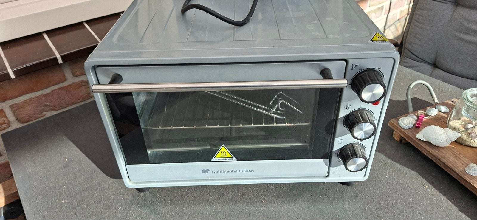 Mini-oven camping, Caravans en Kamperen, Ophalen, Zo goed als nieuw
