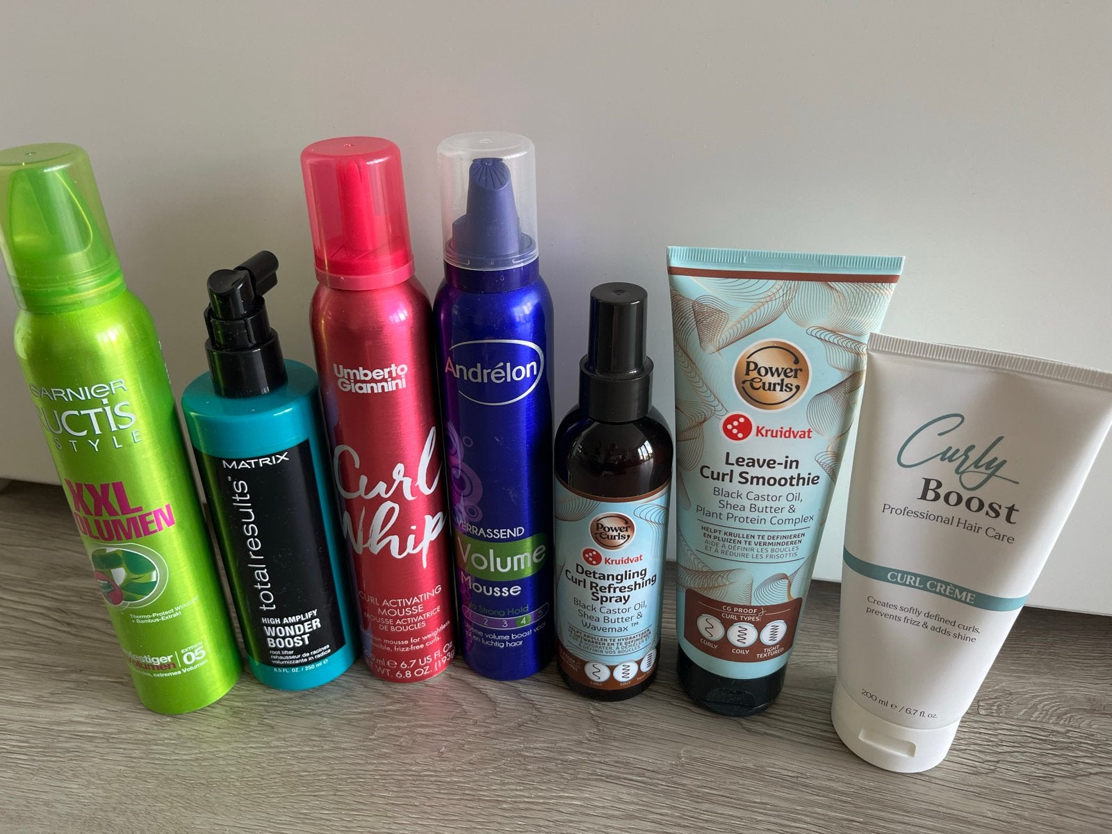 Haarproducten Krullend Haar: Mousse, Crème, Spray, Smoothie, Ophalen, Zo goed als nieuw, Gel, Wax, Haarlak of Mousse