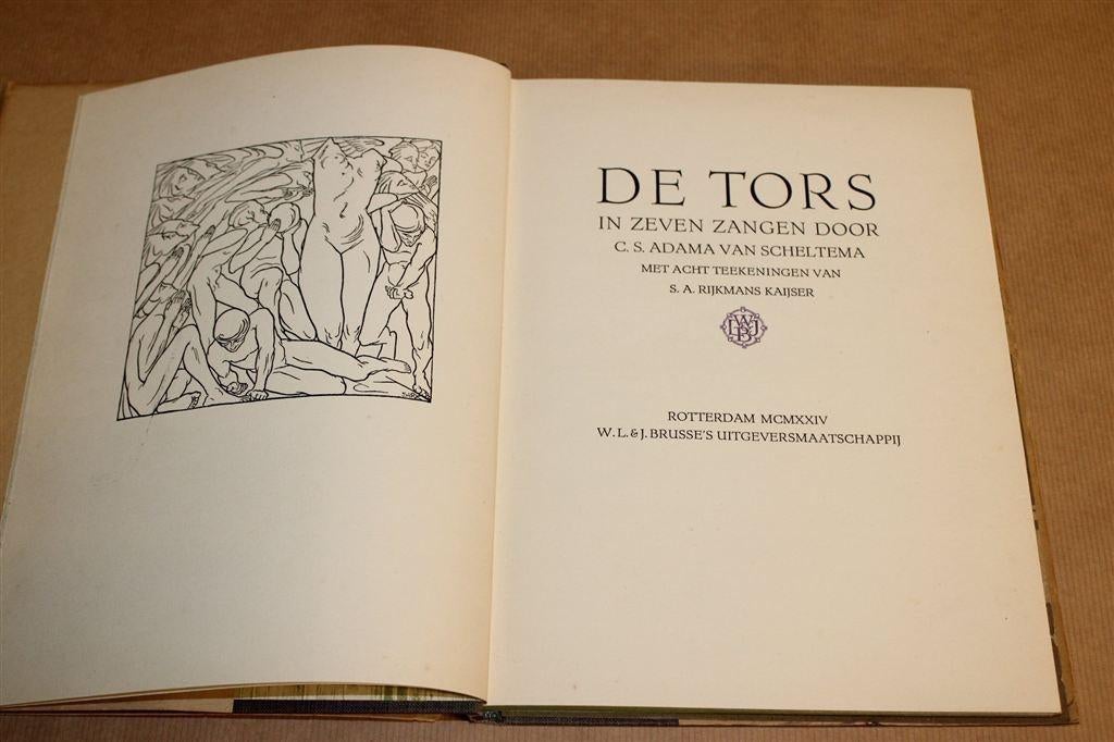 De Tors in 7 Zangen [1924] — C.S. Adama van Scheltema, Antiek en Kunst, Ophalen of Verzenden