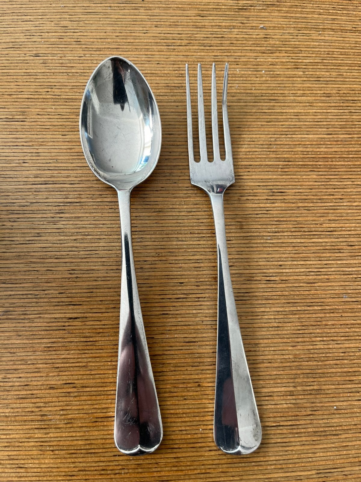 Zilver kinderbestek Haags Lofje, Ophalen of Verzenden