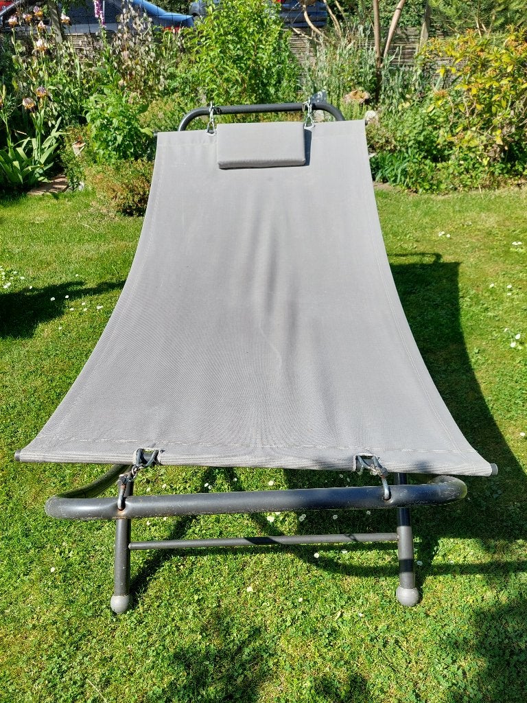 hangmat, ligbed, Ophalen, Gebruikt, Aluminium, Verstelbaar