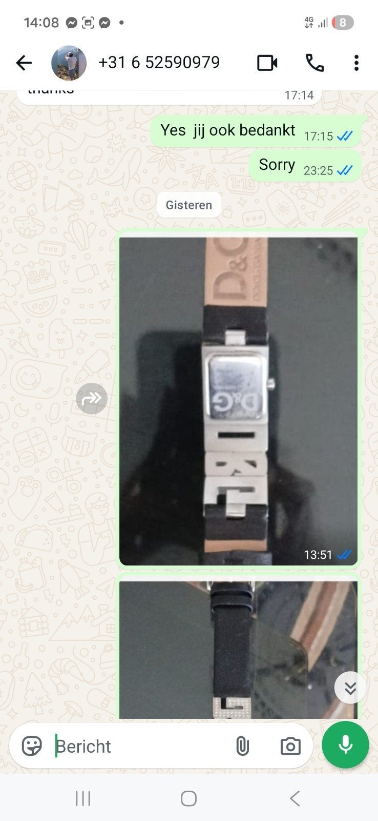 Horloge, Ophalen of Verzenden, Zo goed als nieuw, Staal, Overige merken
