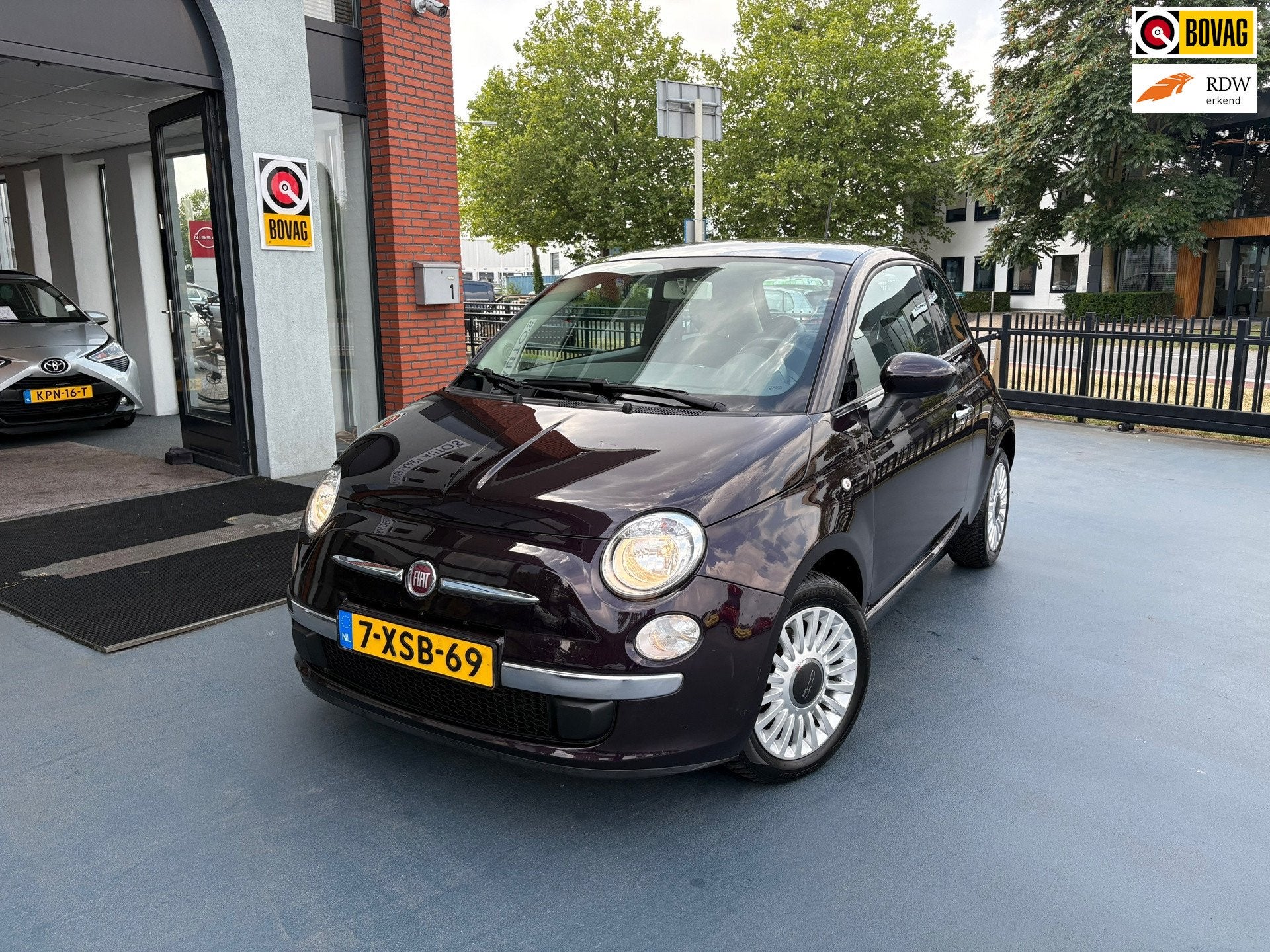 Fiat 500 1.0 TwinAir Lounge AIRCO PANO LMV, Auto's, Fiat, Euro 5, Gebruikt, Overige kleuren, 840 kg