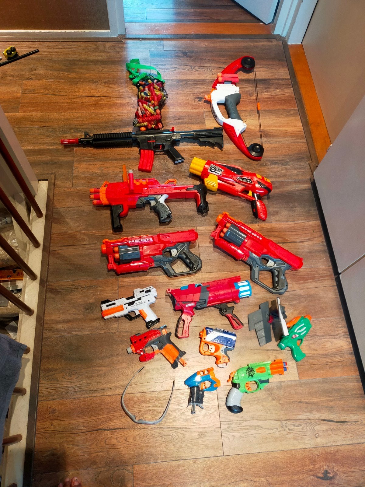 Grote Nerf en Boomco collectie met darts en brillen, Ophalen of Verzenden, Gebruikt