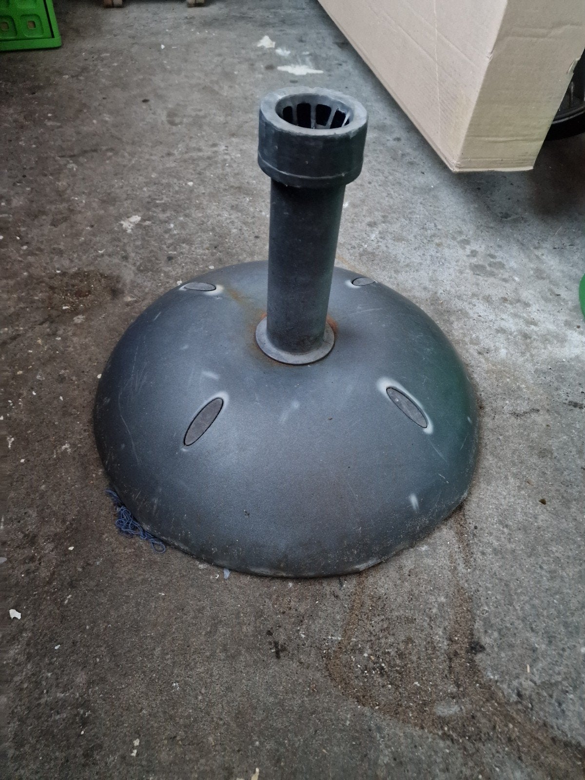 Grote parasol standaard, Ophalen, Parasolvoet