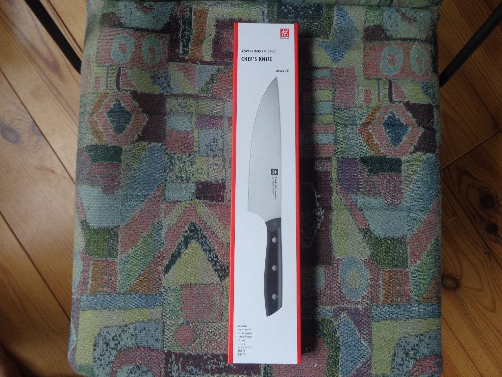 ZWILLING Artis Plus Chef's Knife 200mm - Nieuw in doos, Ophalen of Verzenden, Nieuw, Rvs of Chroom