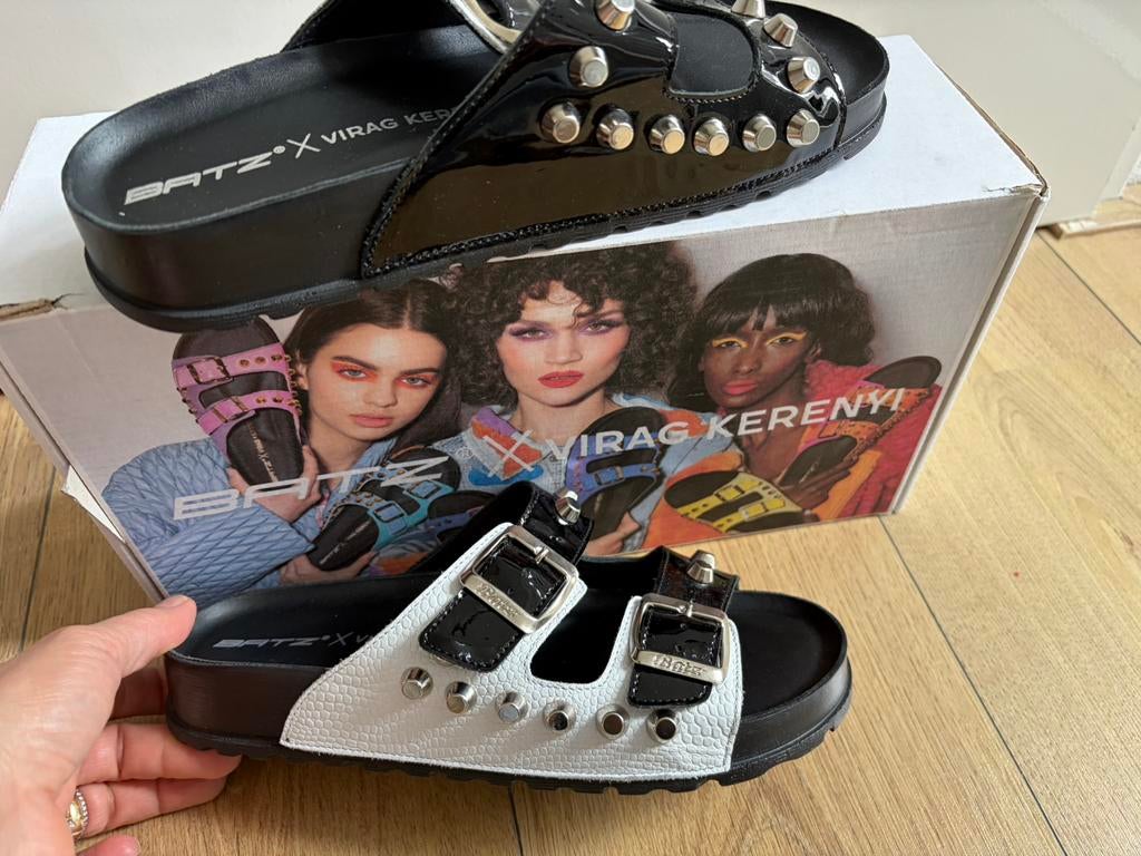 Virag Kerenyi x Bratz 38 nieuw, Zwart, Nieuw, Sandalen of Muiltjes, Ophalen of Verzenden