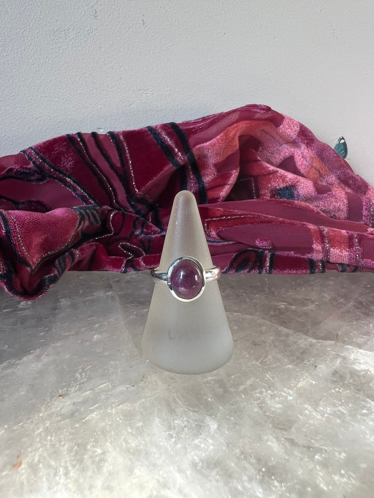 Robijn beschermt passie liefde geluk intuïtie magie uniek, Sieraden, Tassen en Uiterlijk, Ringen, Nieuw, Ophalen of Verzenden