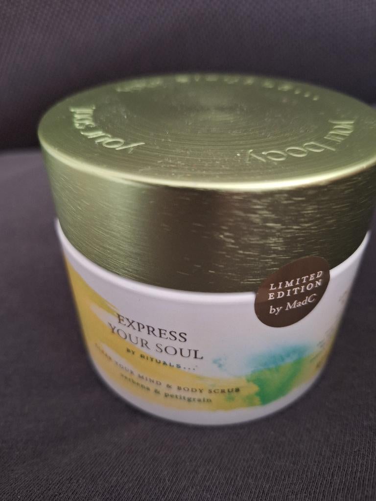 Rituals limited edition scrub Express your soul by MadC, Ophalen of Verzenden, Nieuw, Bad & Douche