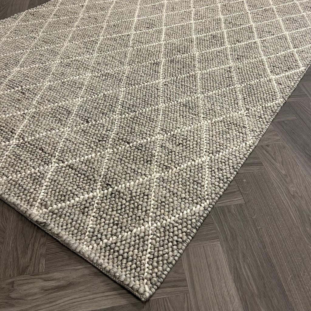 Brinker Stockholm CH8 Vloerkleed - 160x230cm, Grijs, 150 tot 200 cm, 200 cm of meer, Ophalen of Verzenden