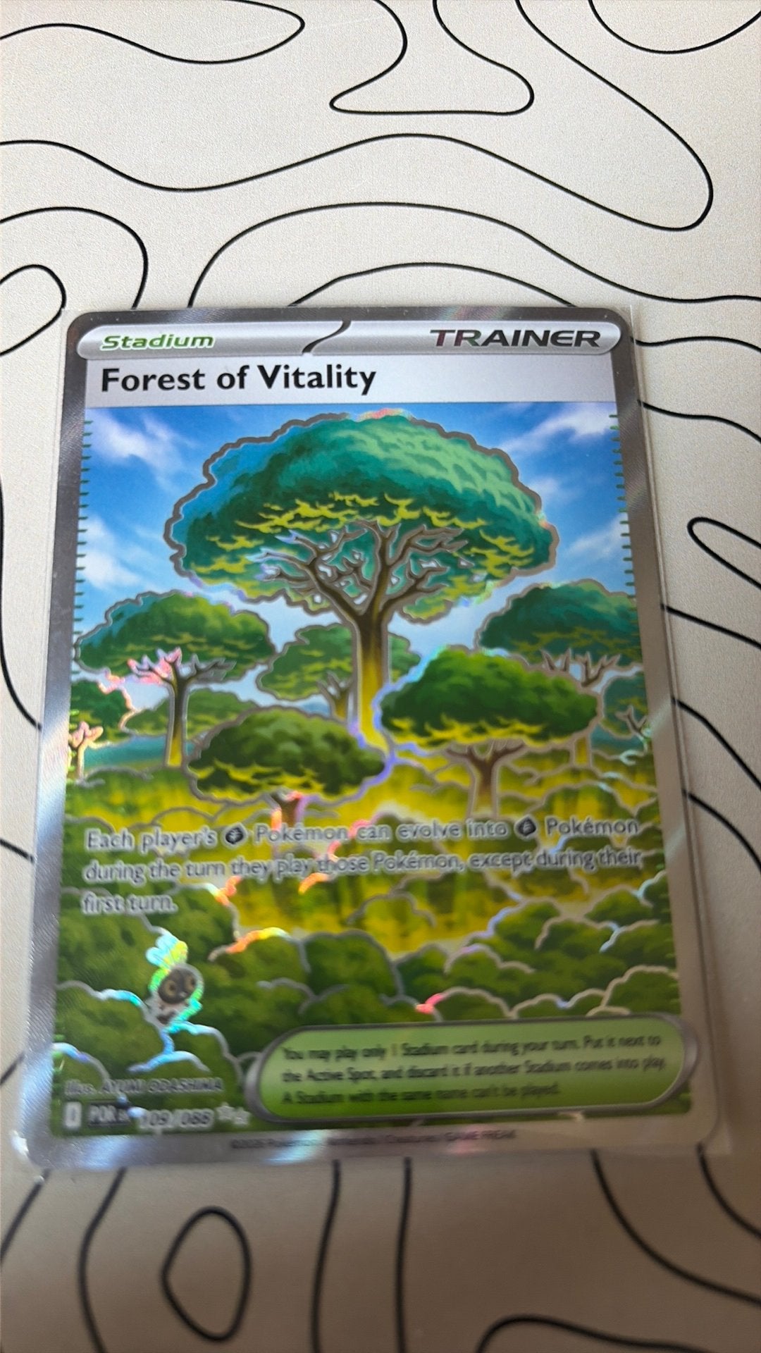 POKEMON CARD’s HIT ART.    FOREST V, Ophalen of Verzenden, Zo goed als nieuw