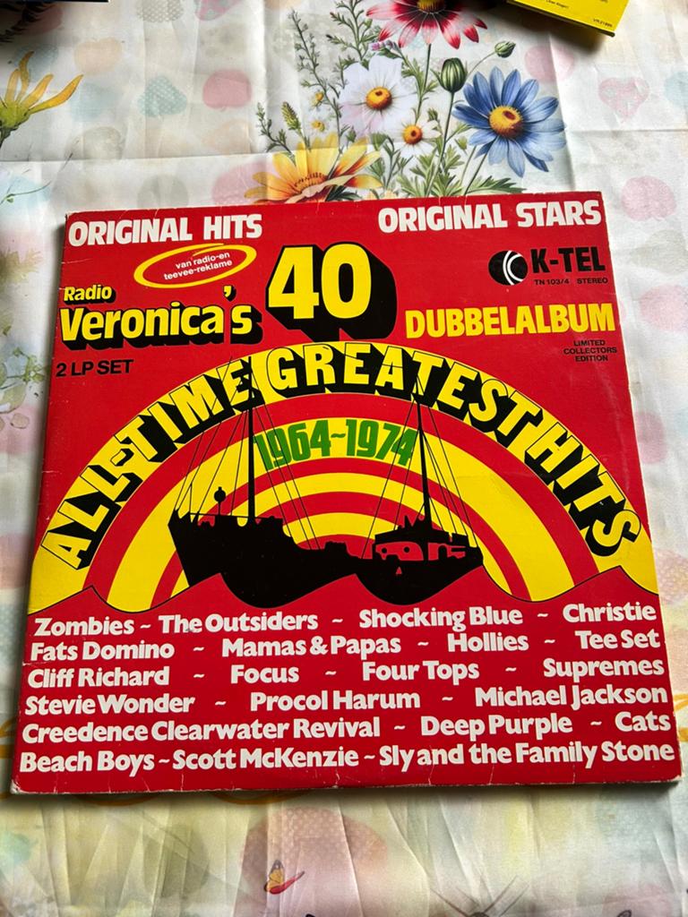 Radio Veronica's 40 All-Time Greatest Hits 1964-1974 Dubbel, Gebruikt, Ophalen of Verzenden, 12 inch, Dubbel-LP
