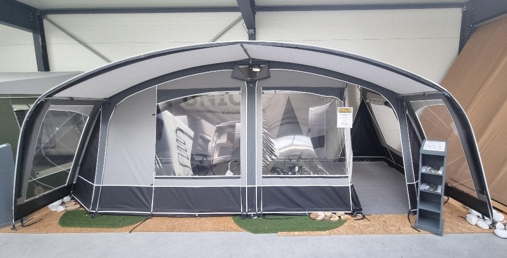 Unico Bologna 280 maat 12 Bora/Grey inclusief Petluifel, Caravans en Kamperen, Voortenten en Luifels, Ophalen, Nieuw, Unico Ventura
