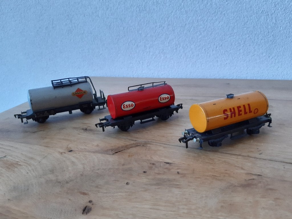 Fleischmann goederen wagons, Ophalen, Gebruikt, Gelijkstroom, Fleischmann