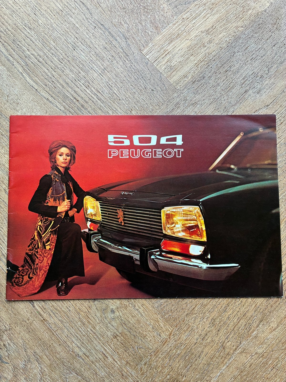 Peugeot 504 Franstalige brochure 1971, Verzenden, Zo goed als nieuw