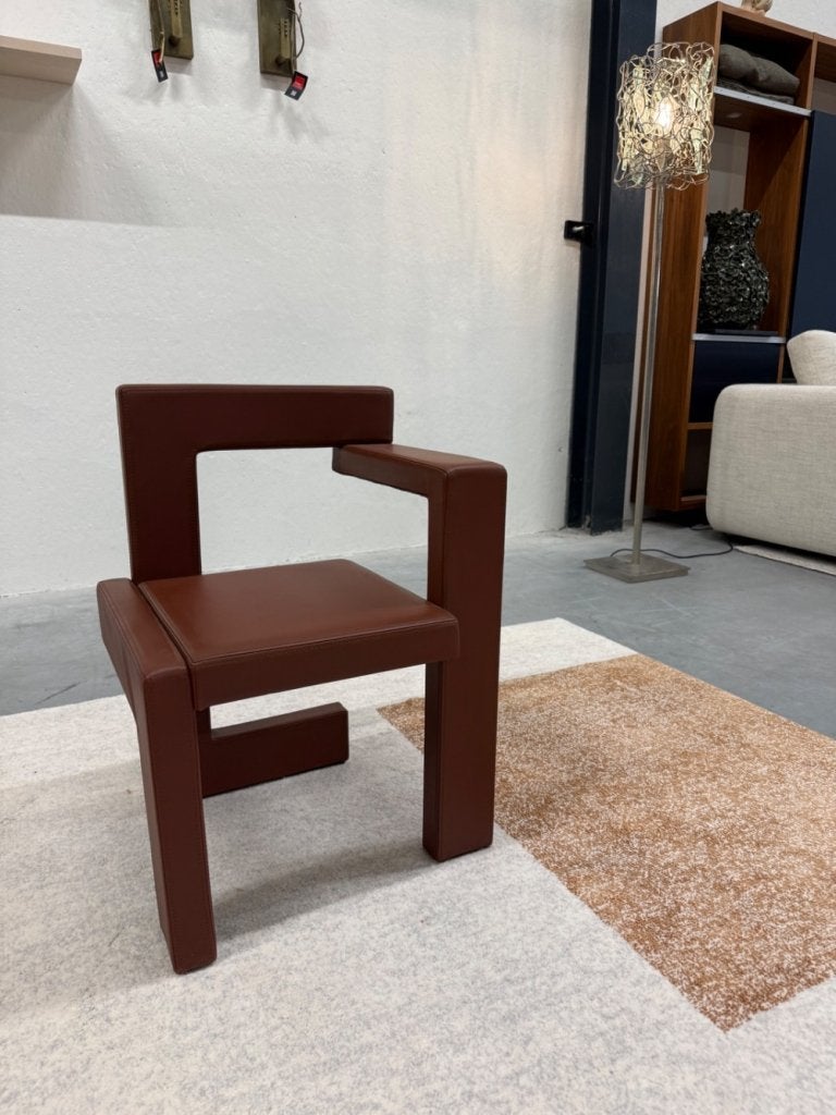 Nieuw Pastoe Steltman Stoel Bruin leer Design Fauteuil, Minder dan 50 cm, Minder dan 75 cm, Nieuw, Info@gelderlanddesign.com