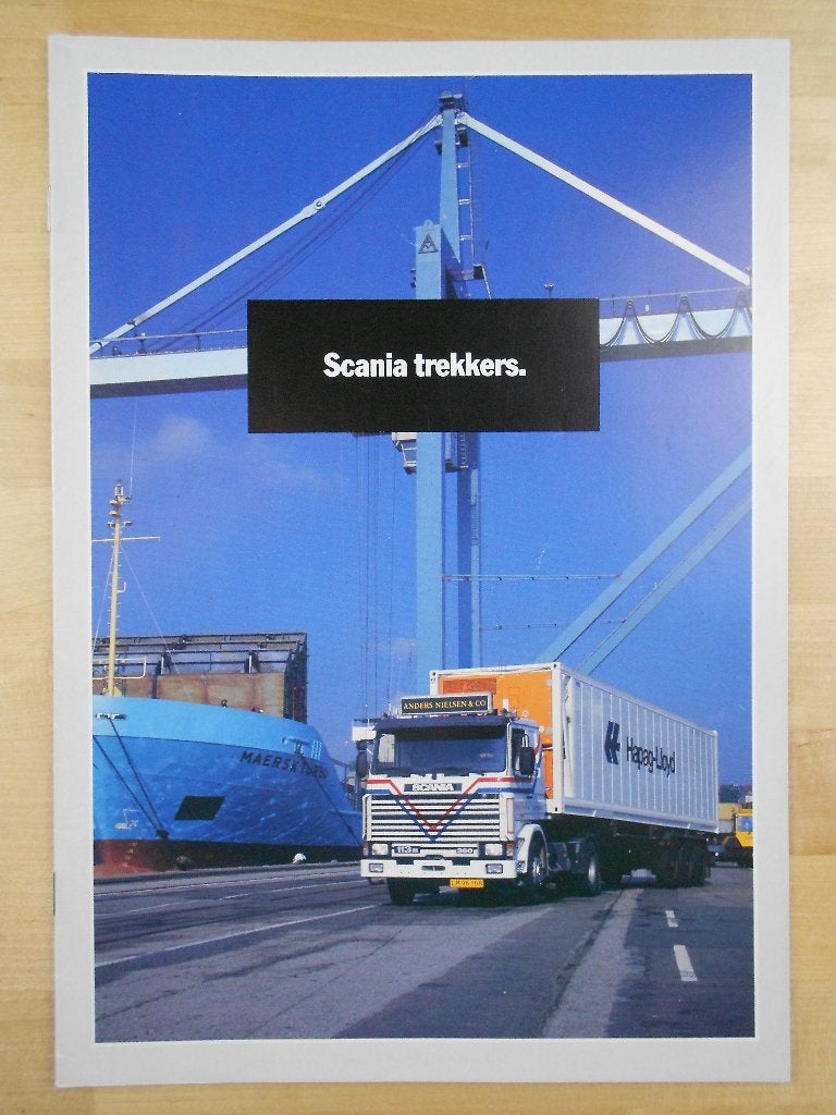 Scania Trekker Brochure 1989 – 143 113 93 Torpedo Front, Verzenden, Zo goed als nieuw, Overige merken, Scania