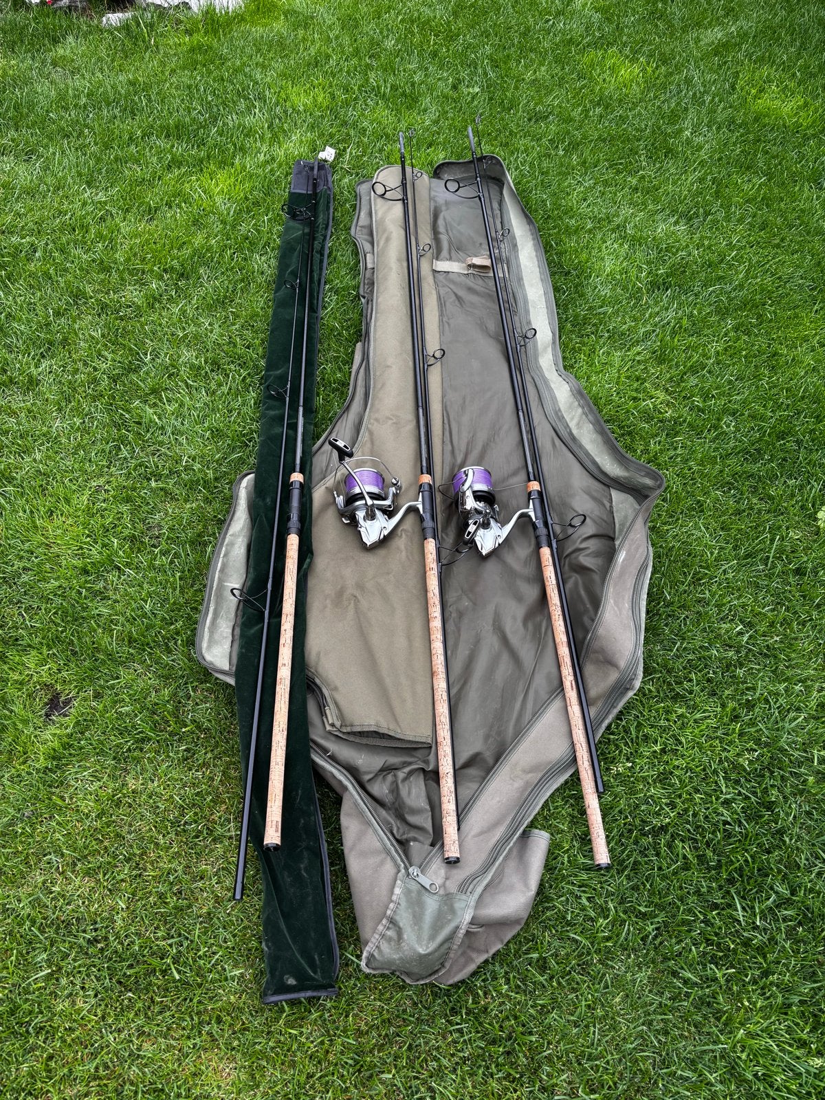 Sportex NXT Classic 12ft 2,75lb karperhengels 3x met molens, Ophalen, Gebruikt, Werphengel