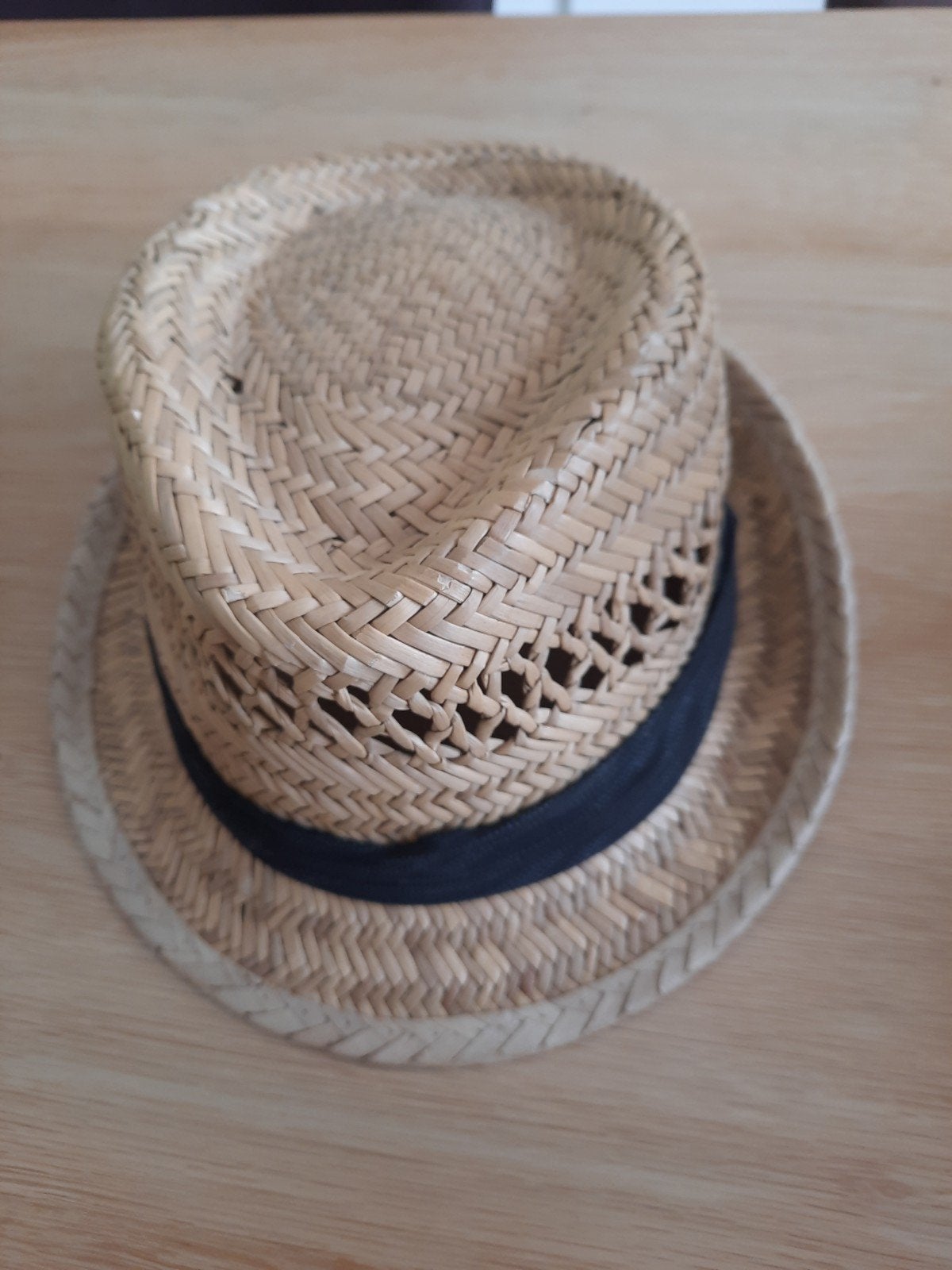 Nieuwe Strohoed met zwarte band € 5,00, Kleding | Dames, Hoeden en Petten, Hoed, Nieuw, Onbekend, One size fits all