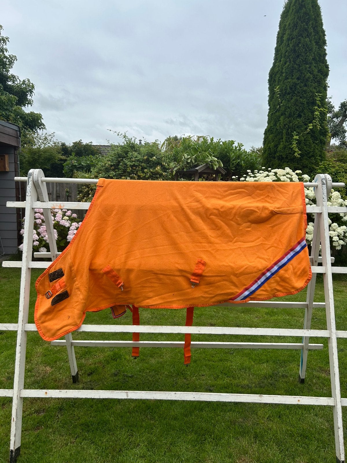 Zweet deken, Dieren en Toebehoren, Paarden en Pony's | Dekens en Dekjes, Ophalen, Oranje, Overige merken, 0 g