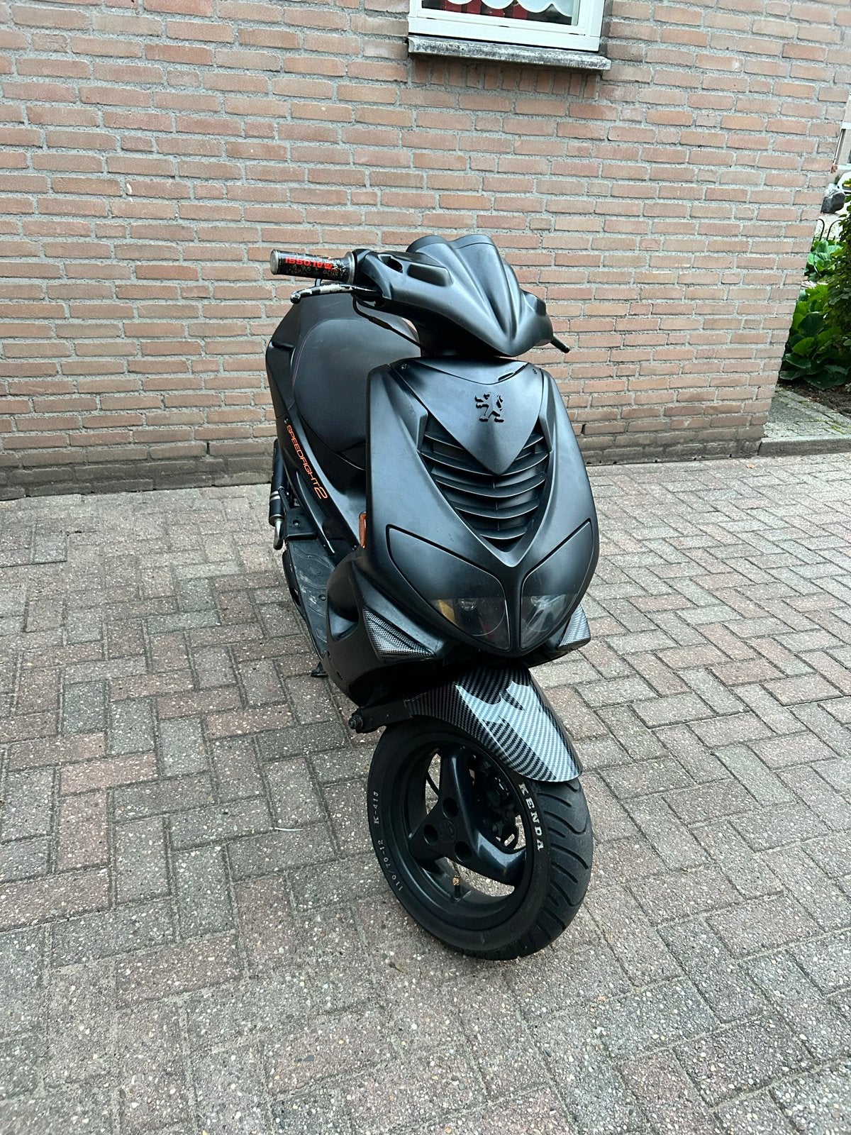 Peugeot Speedfight 2 Scooter - Mat Zwart, Fietsen en Brommers, Ophalen, Tweetakt, Gebruikt, Maximaal 45 km/u