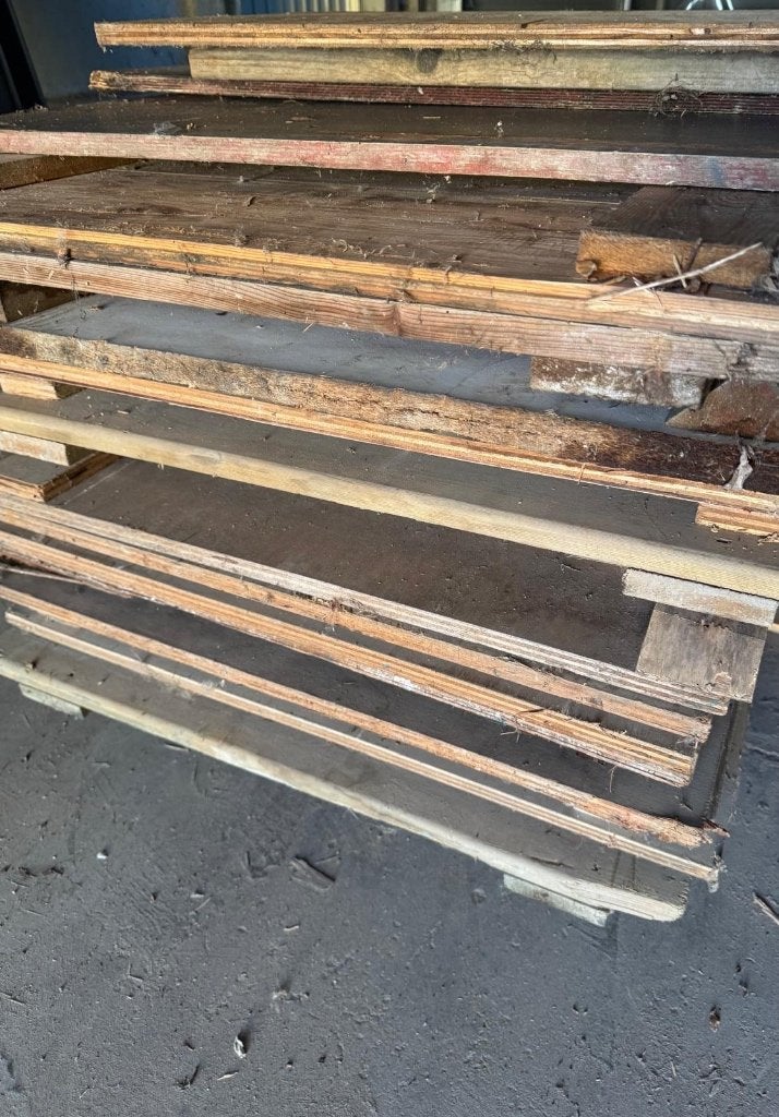 Partij Vlonders voor in magazijn stelling, Ophalen, Gebruikt, 250 tot 300 cm, Plank