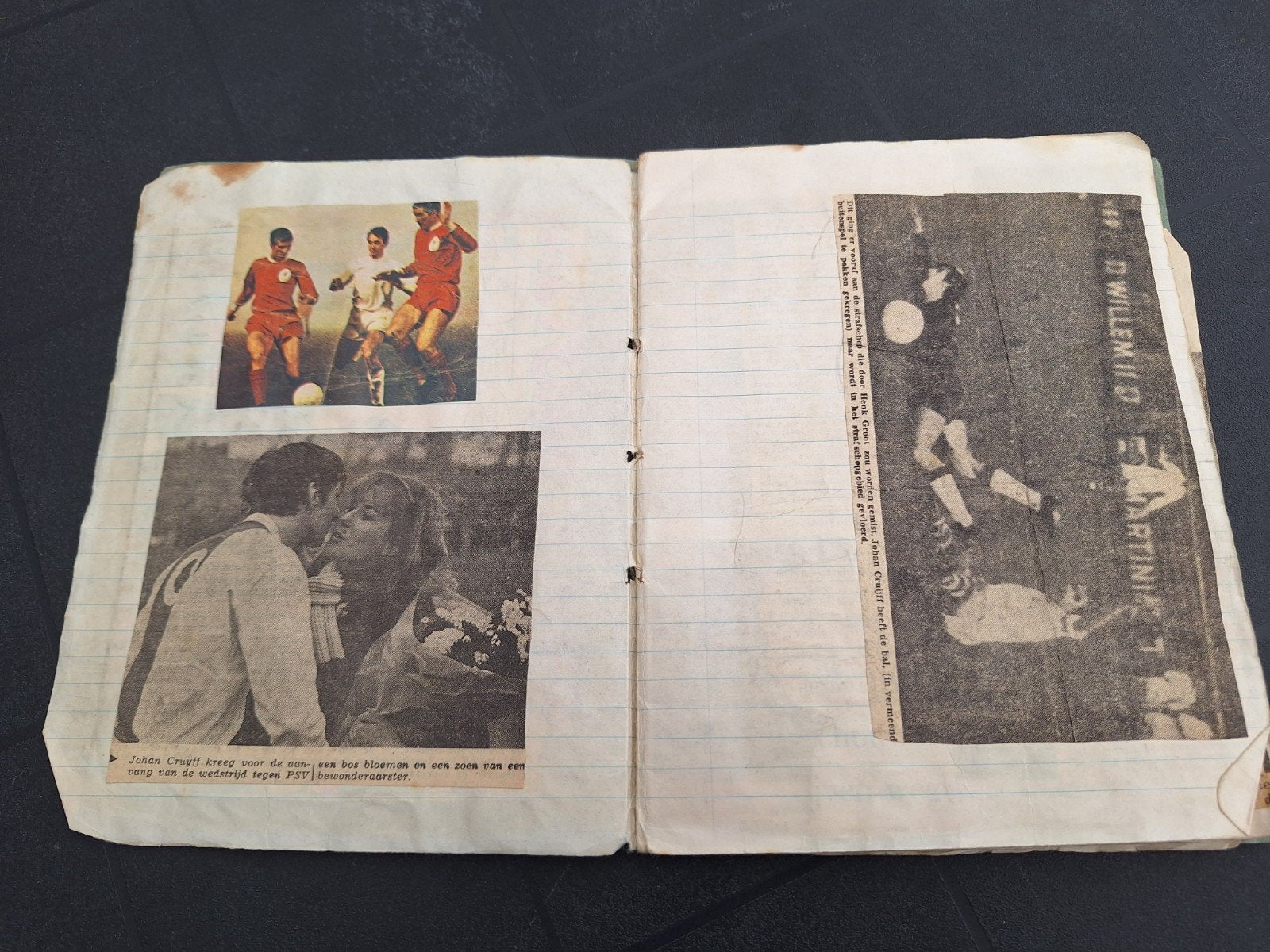 Oud Ajax spelers jaren 60 en 70., Verzamelen, Ophalen of Verzenden, Gebruikt, Ajax, Boek of Tijdschrift