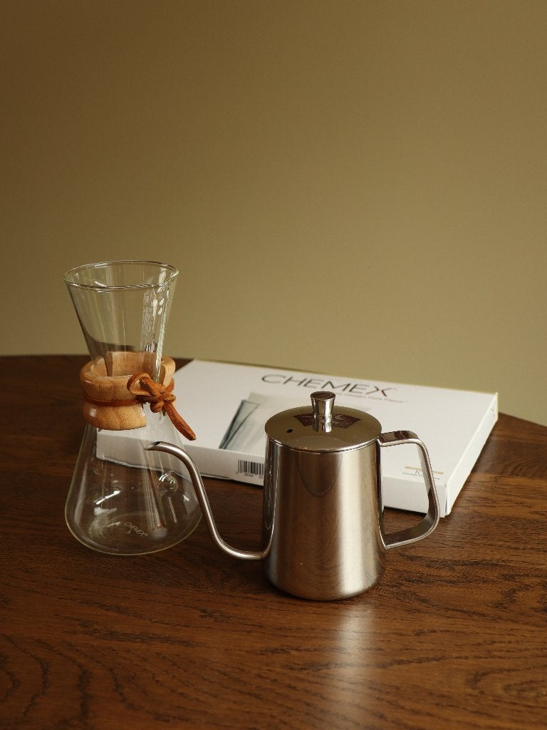 Chemex 3 kops met JoeFrex opschenkkan, Ophalen of Verzenden, Zo goed als nieuw