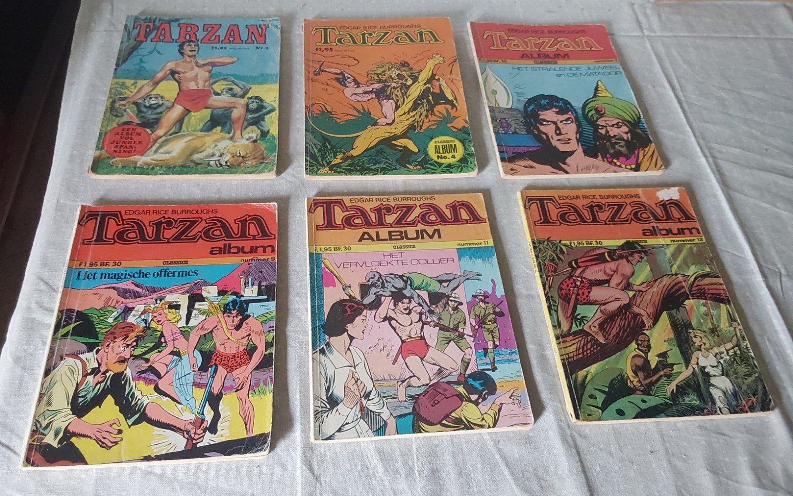 div strips  tarzan/korak/rahwiide kid/spinderman/enz, Meerdere comics, Ophalen, Gelezen, Europa