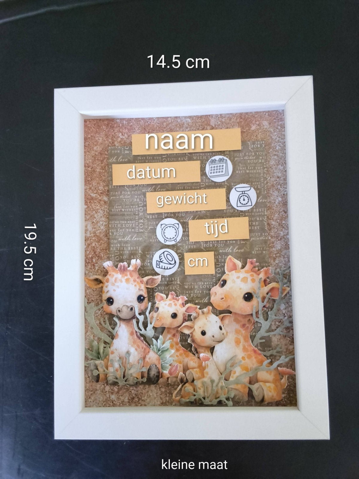 kraamcadeau Geboortelijsje, Ophalen of Verzenden