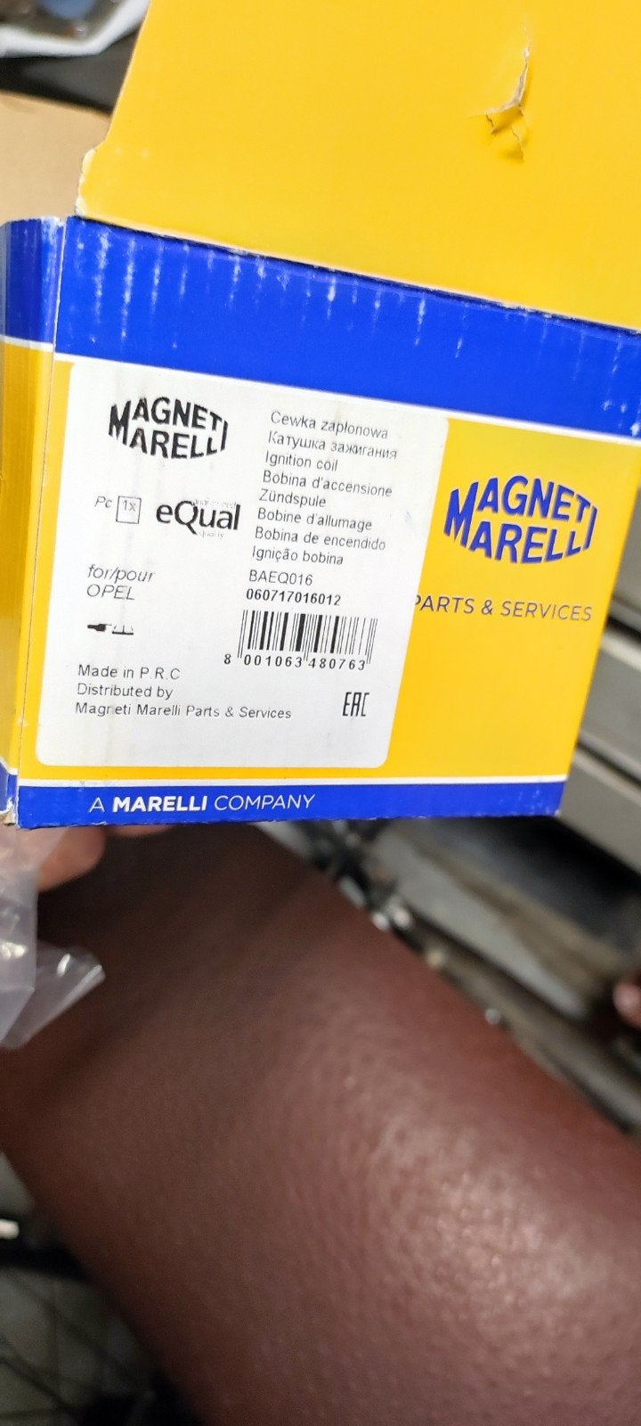 Opel Bobine (nieuw) Magneti Marelli, Auto-onderdelen, Verzenden, Nieuw, Opel
