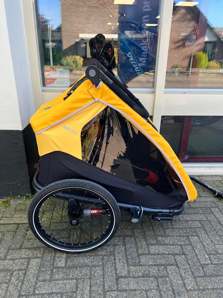 XLC Duo Fietskar - Ideaal voor Kinderen, Fietsen en Brommers, Fietsaccessoires | Aanhangers en Karren, Ophalen, Opvouwbaar, Zo goed als nieuw
