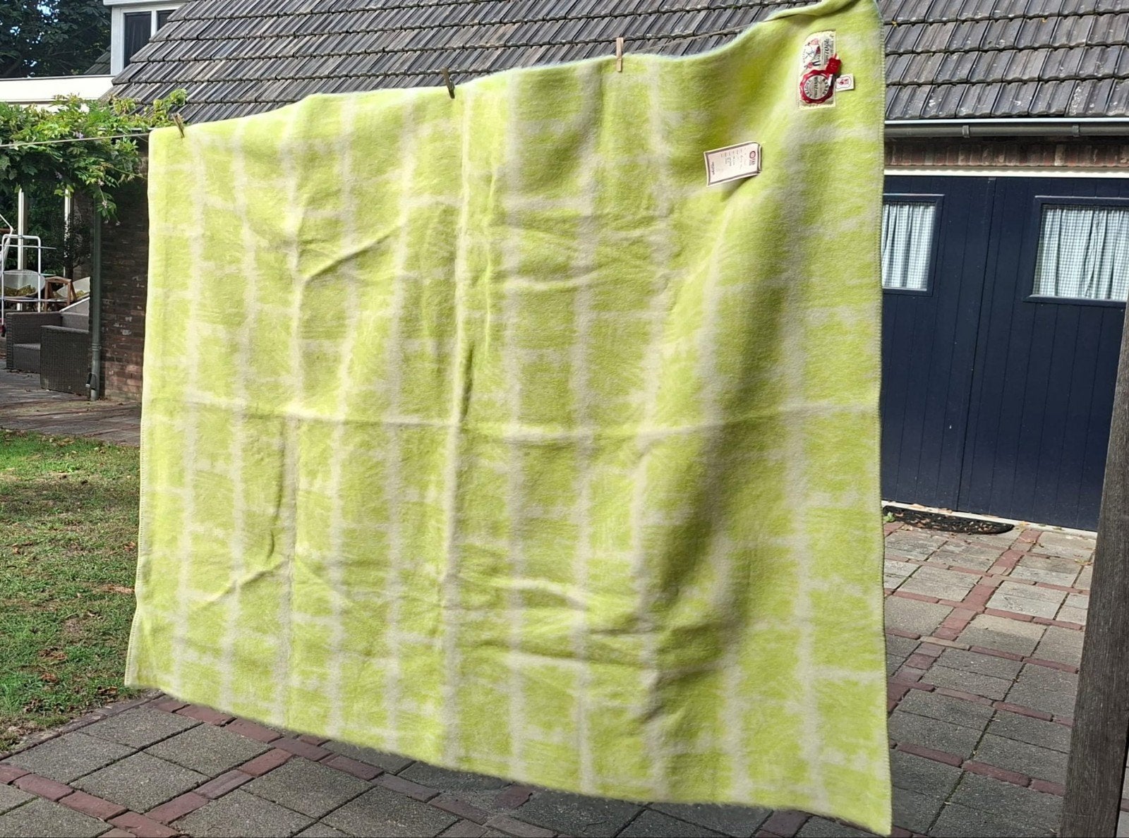 Leidsche Deken van Wijk 100% Zuiver Scheerwol Deken, Ophalen of Verzenden, Nieuw
