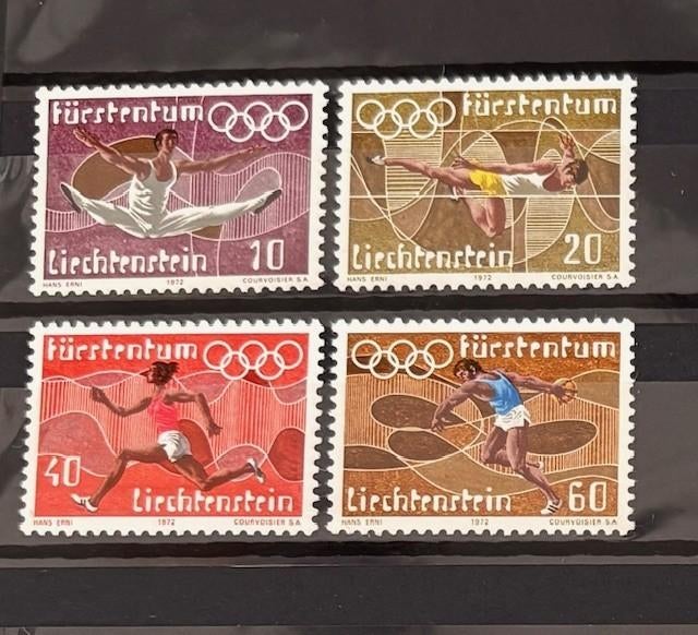 Liechtenstein, Mi 556-559, PF, Verzenden, Overige landen, Postfris
