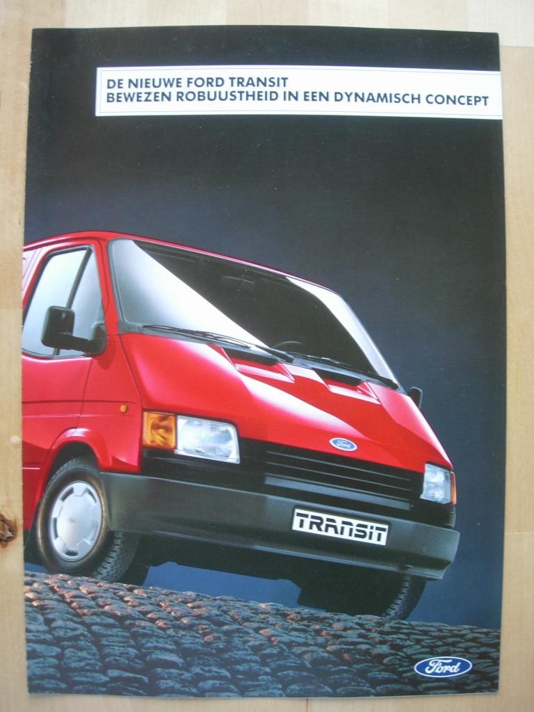 Ford Transit Brochure 1986, Ford, Ophalen of Verzenden, Zo goed als nieuw, Ford