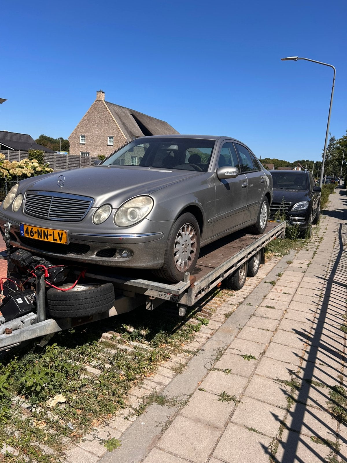 Mercedes-Benz E-Klasse 2.1 CDI E200 Sedan AUT 2004 Grijs, Ophalen of Verzenden