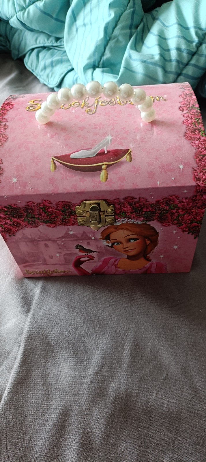 sieraden doosje van efteling prinses met danseresje en spieg, Ophalen of Verzenden, Zo goed als nieuw