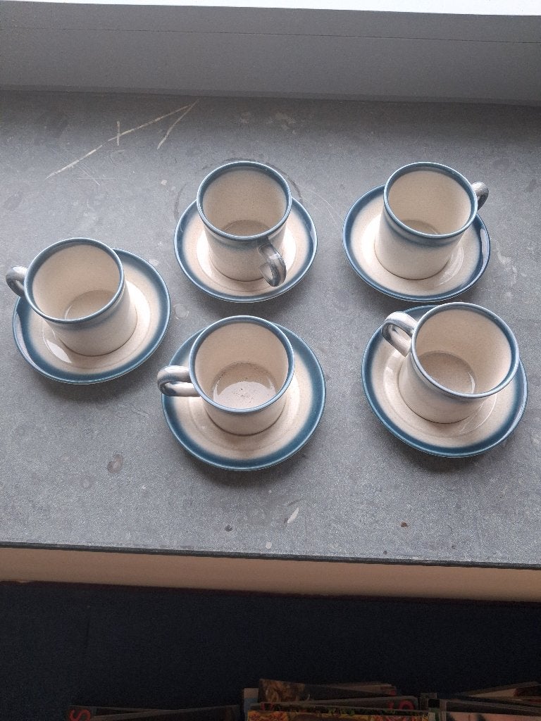 Wedgwood kopjes Blue Pacific, Ophalen, Zo goed als nieuw, Kop(pen) en/of Schotel(s), Wedgwood