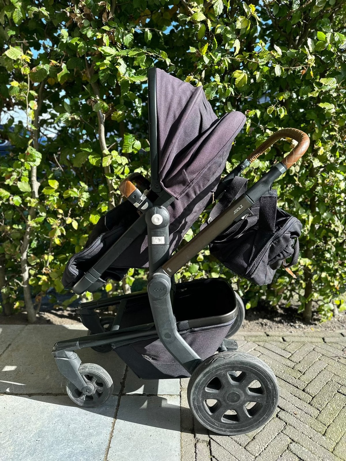 Joolz Day 3 tailor zwart Combiwagen met accessoires, Overige merken, Gebruikt, Ophalen of Verzenden, Combiwagen