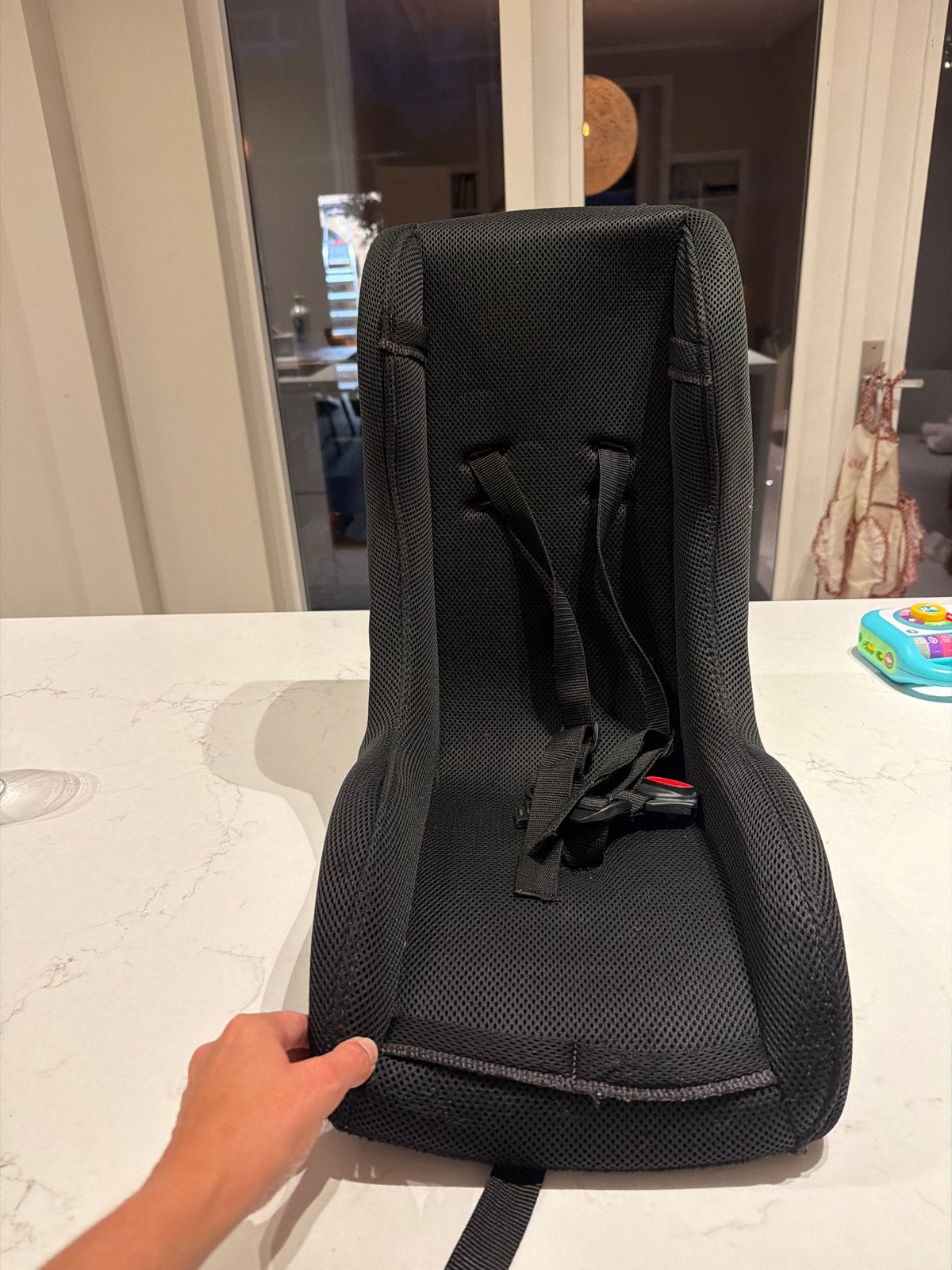 Melia babyschaal/peuterstoel voor bakfiets, Gebruikt, Overige methoden, 0 t/m 13 kg, Ophalen