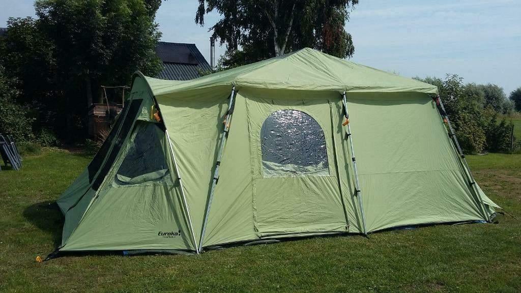 Eureka tent Tentomatic 4 Groen, Caravans en Kamperen, Ophalen of Verzenden, Zo goed als nieuw, Tot en met 4