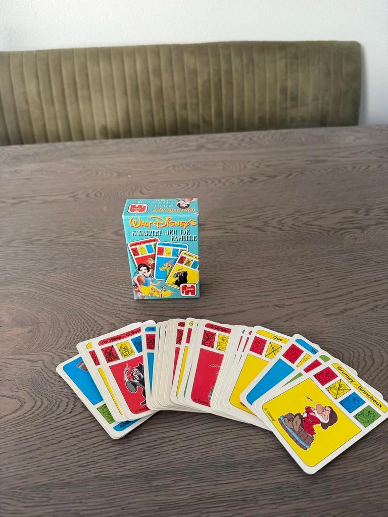 Walt Disney's Kwartetspel - Jumbo, Hobby en Vrije tijd, Gezelschapsspellen | Kaartspellen, Drie of vier spelers, Ophalen of Verzenden