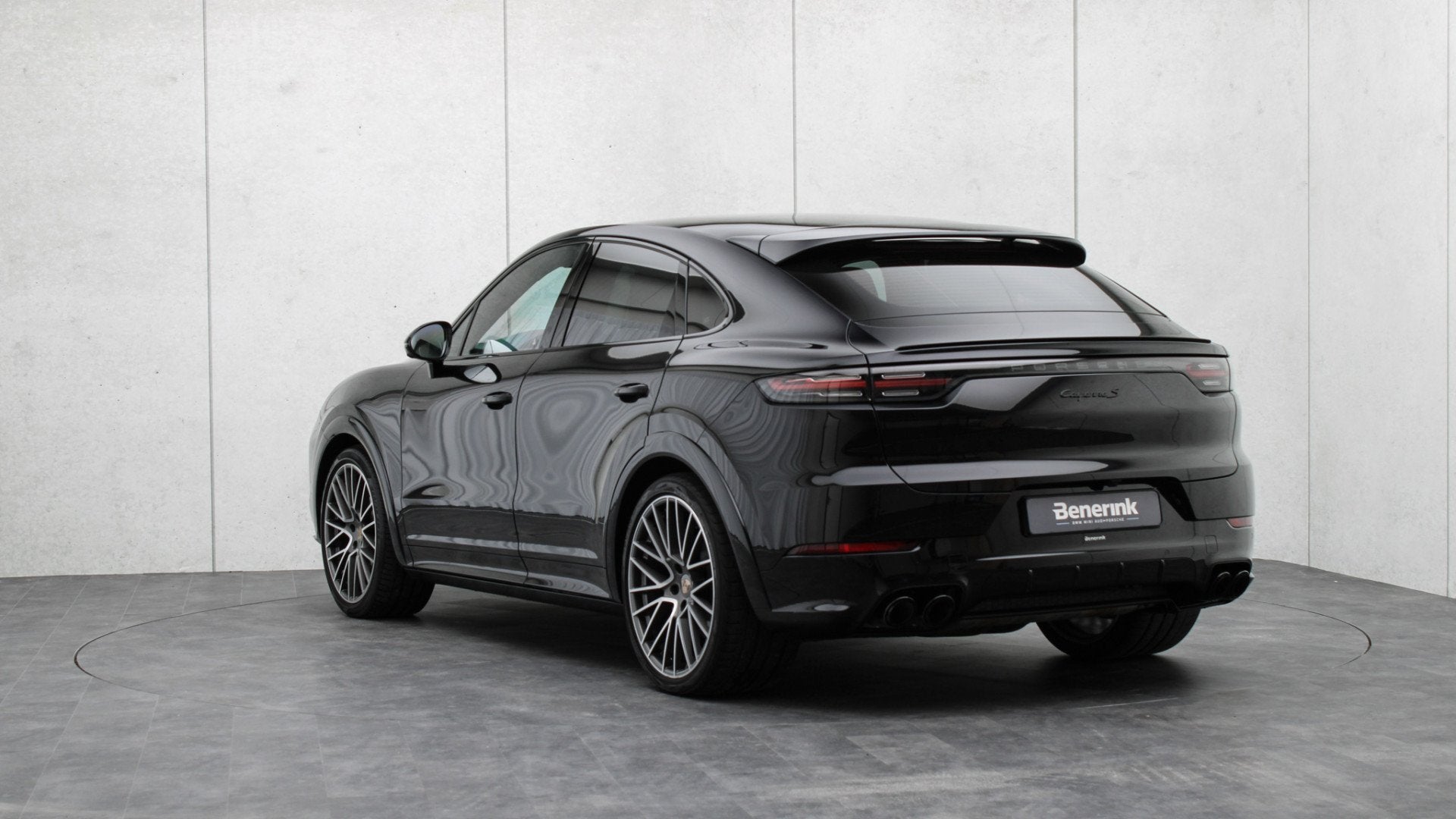Porsche Cayenne Coupé 2.9 S SportDesign | Burmester 3D | St, Auto's, Gebruikt, Zwart, Leder, Bedrijf