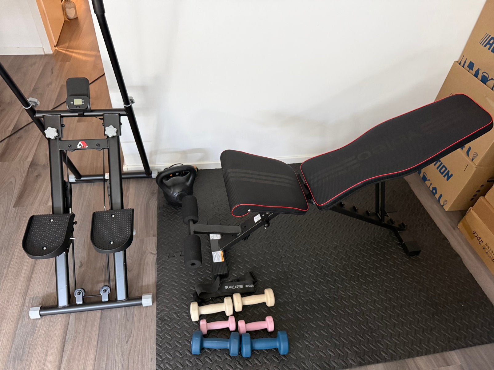 Fitness voor thuis incl. Ondervloer, Ophalen, Nieuw, Kettlebell