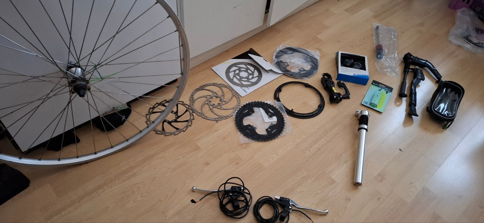 Div. fiets onderdelen - Gebruikt, zo goed als nieuw & nieu, Fietsen en Brommers, Ophalen, Gebruikt, Overige typen