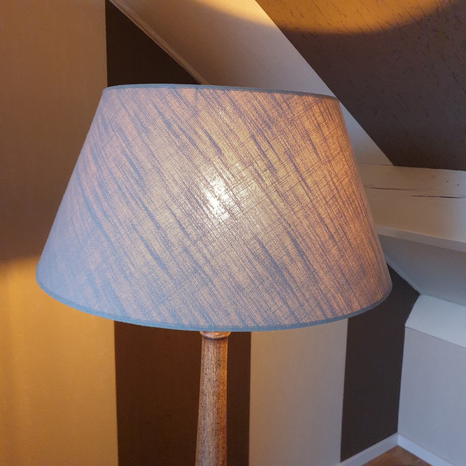 Lampenkap beige  553529, Ophalen, Zo goed als nieuw, Beige, Rond